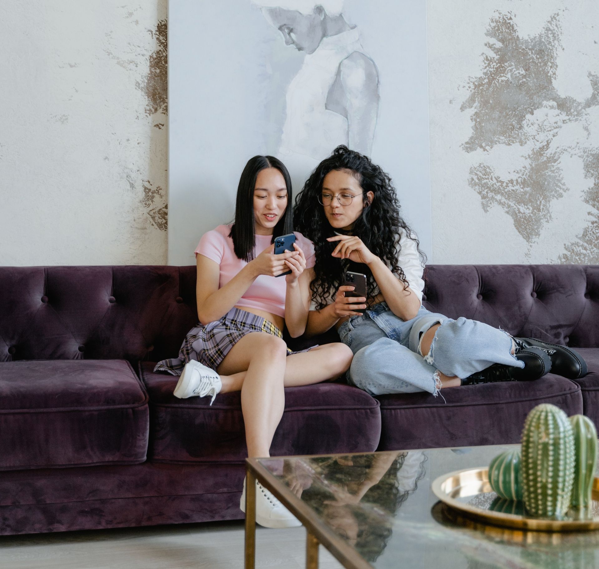 Three Women Smiling